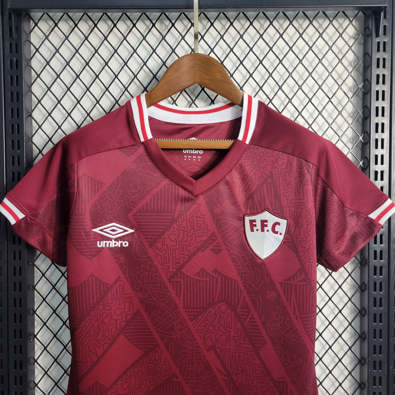 Camisa Fluminense III 23/24 s/n° Torcedor Umbro Feminina - Bordô