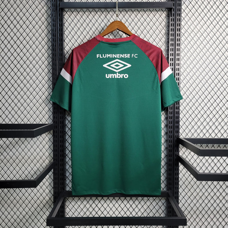 Camisa Fluminense 23/24 s/n° Treino Umbro Masculina - Verde+Vinho