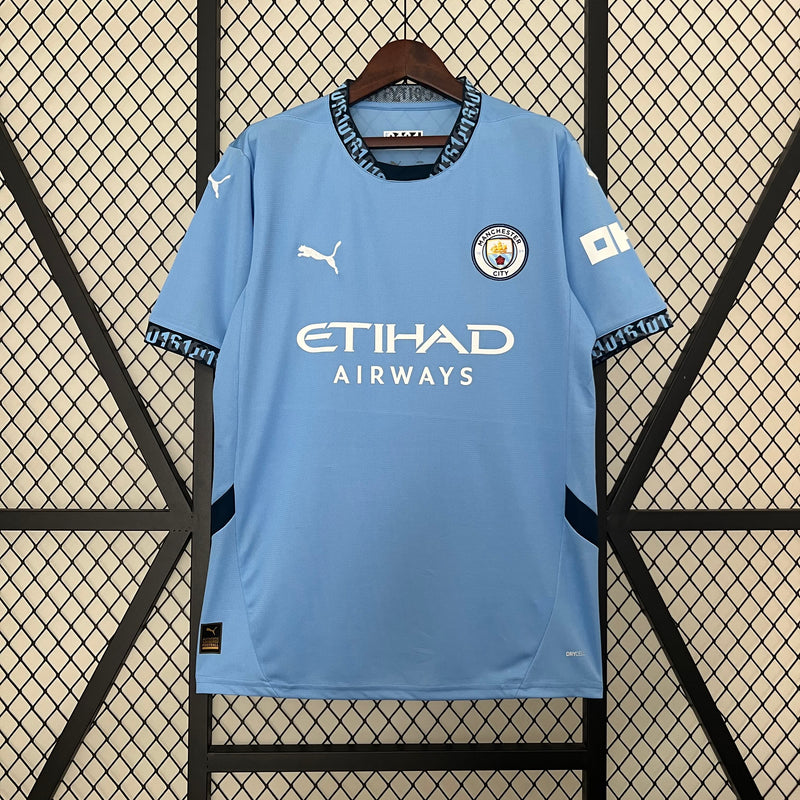 Camisa Manchester City Home 24/25 s/n° Torcedor Puma Masculina - Azul Claro