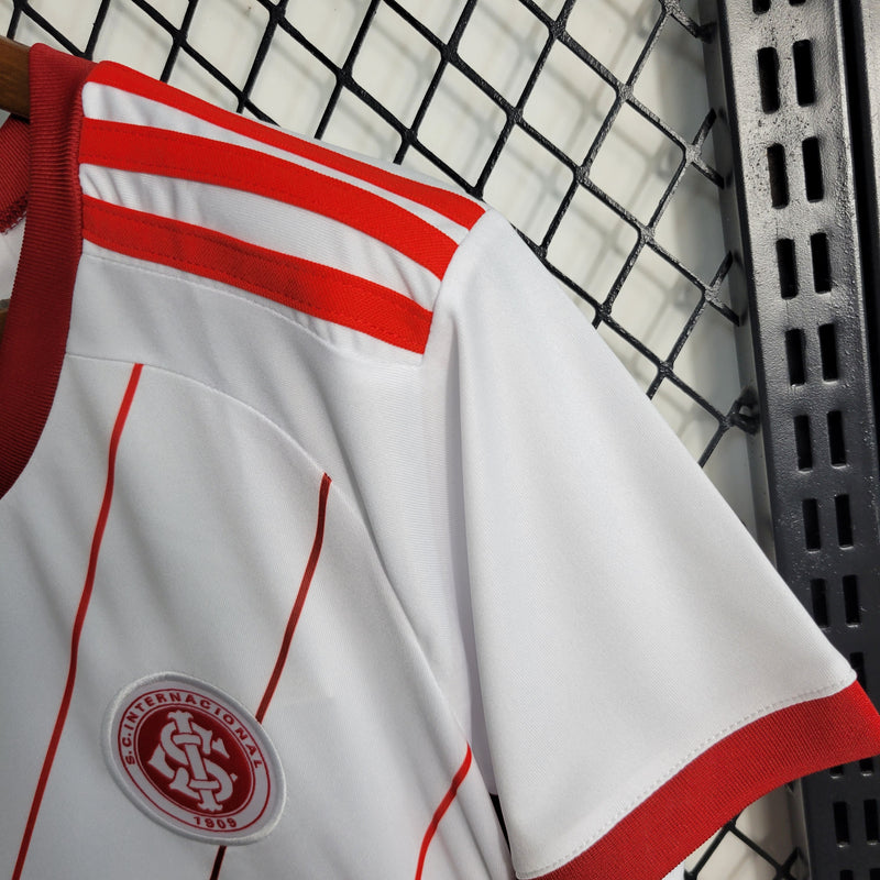 Camisa Internacional II 23/24 s/n° Torcedor Adidas Feminina - Vermelho Escuro+Branco