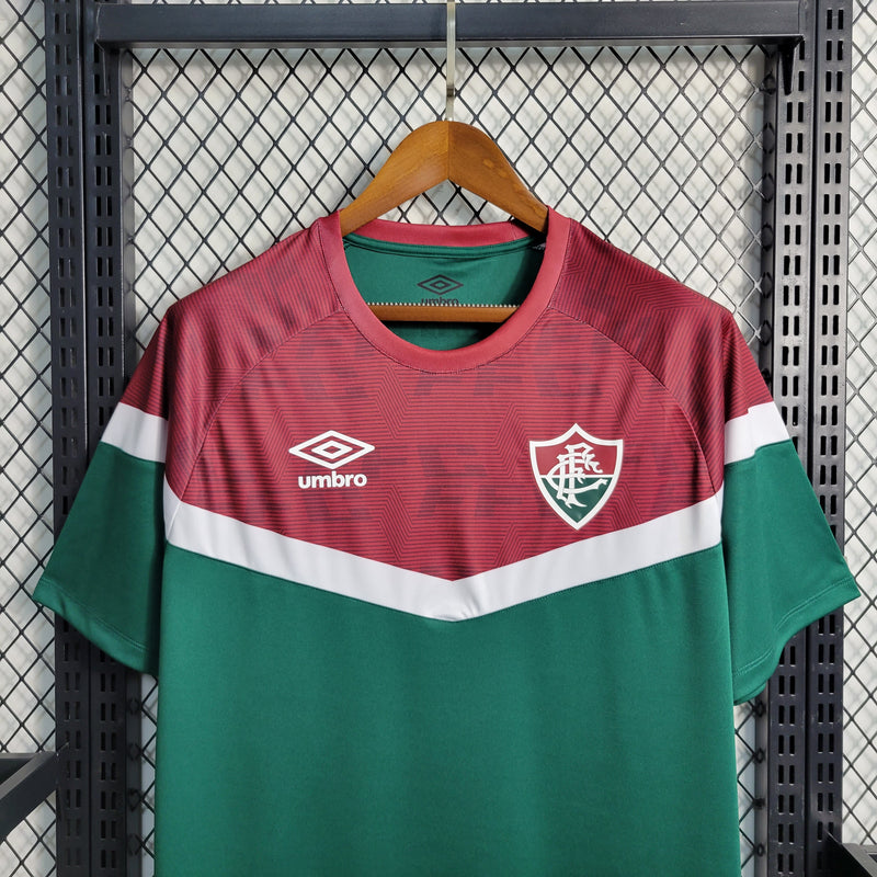 Camisa Fluminense 23/24 s/n° Treino Umbro Masculina - Verde+Vinho