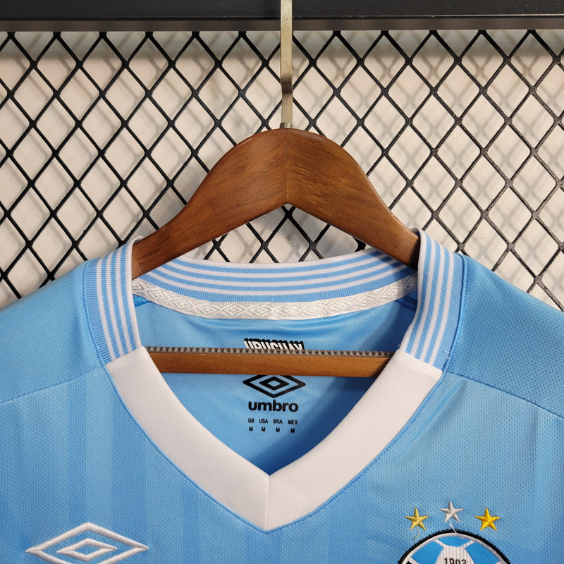 Camisa Grêmio II 23/24 s/n° Torcedor Umbro Feminina - Azul