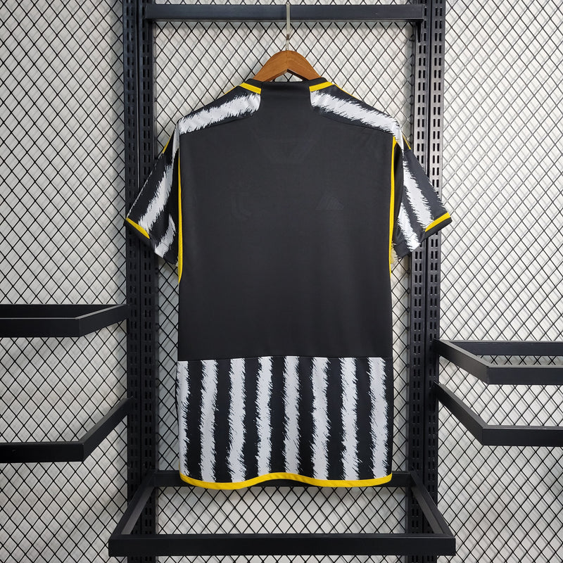 Camisa Juventus Home 23/24 s/n° Torcedor Adidas Masculina - Preto