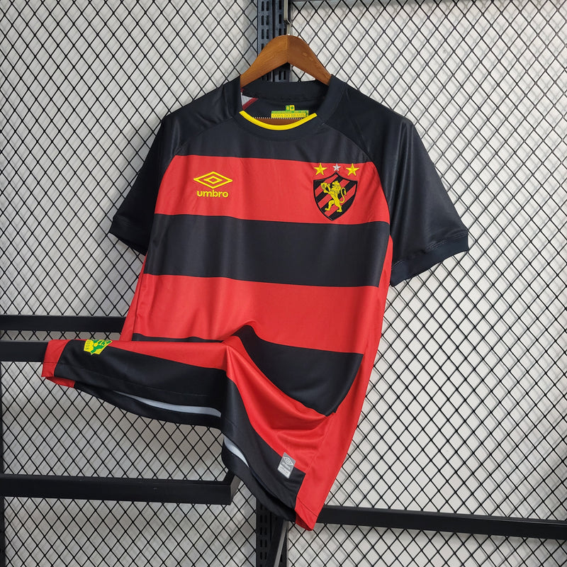 Camisa do Sport Recife 23/24 s/n° Torcedor Adidas Masculina - Vermelho+Preto