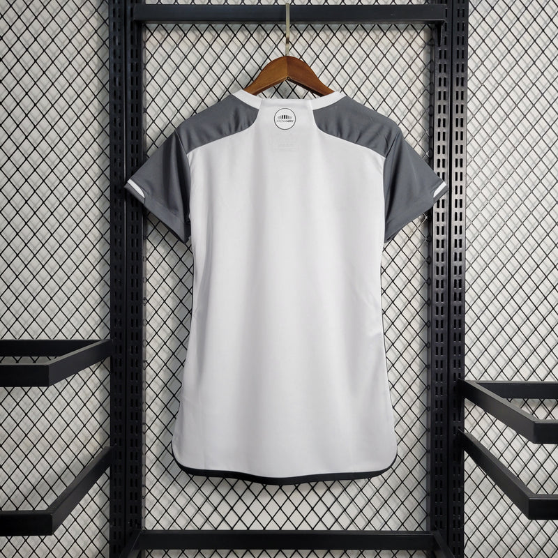 Camisa Atlético Mineiro 22/23 s/n° Treino Adidas Feminina - Branco+Cinza