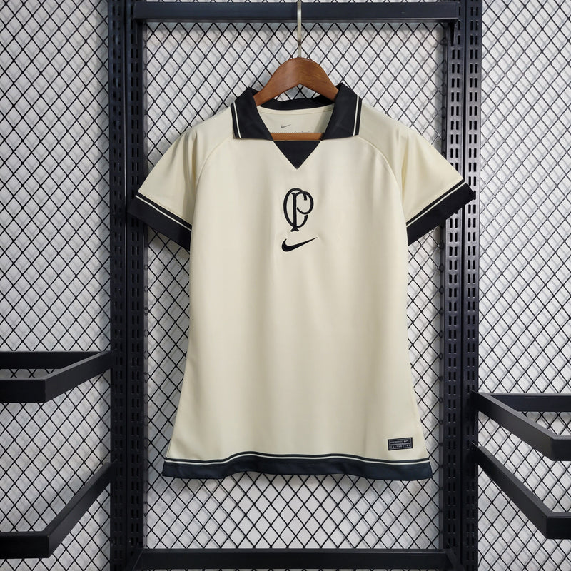 Camisa Manto Corinthians 23/24 s/n° Torcedor Nike Feminina - Branco