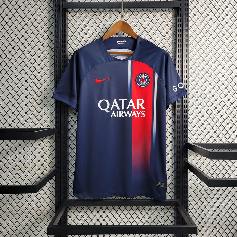 Camisa Nike Paris Saint-Germain I 2023/24 Torcedor Pro Masculina - Azul