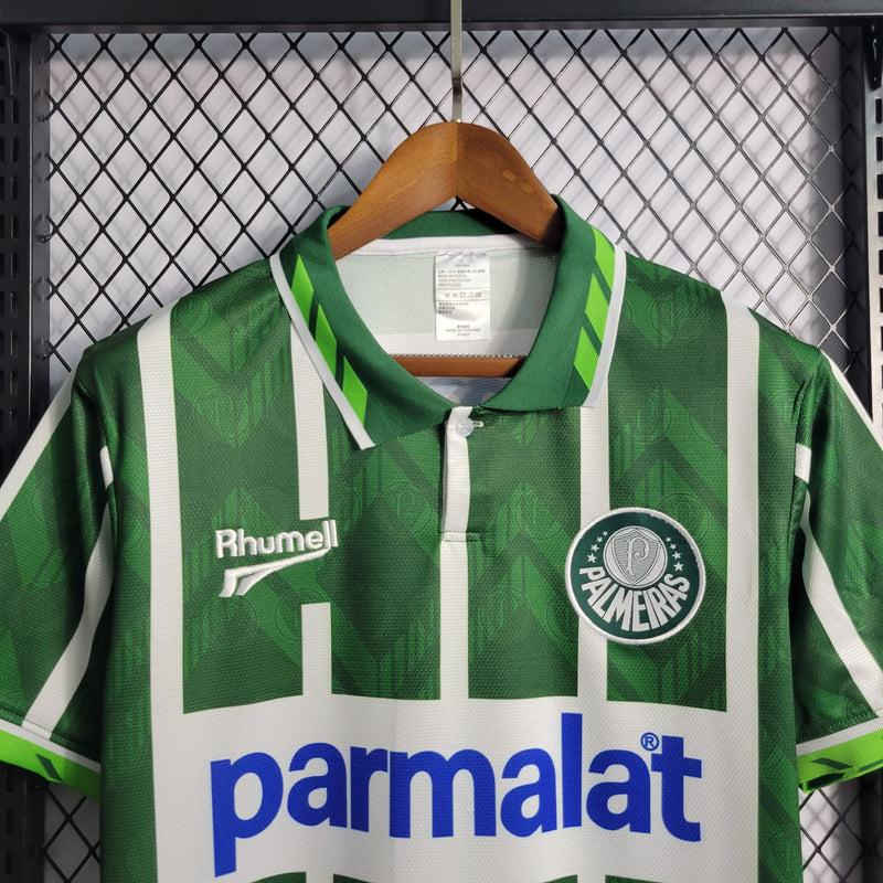 Camisa Retro Palmeiras I 95/96 s/n° Torcedor Masculina - Verde