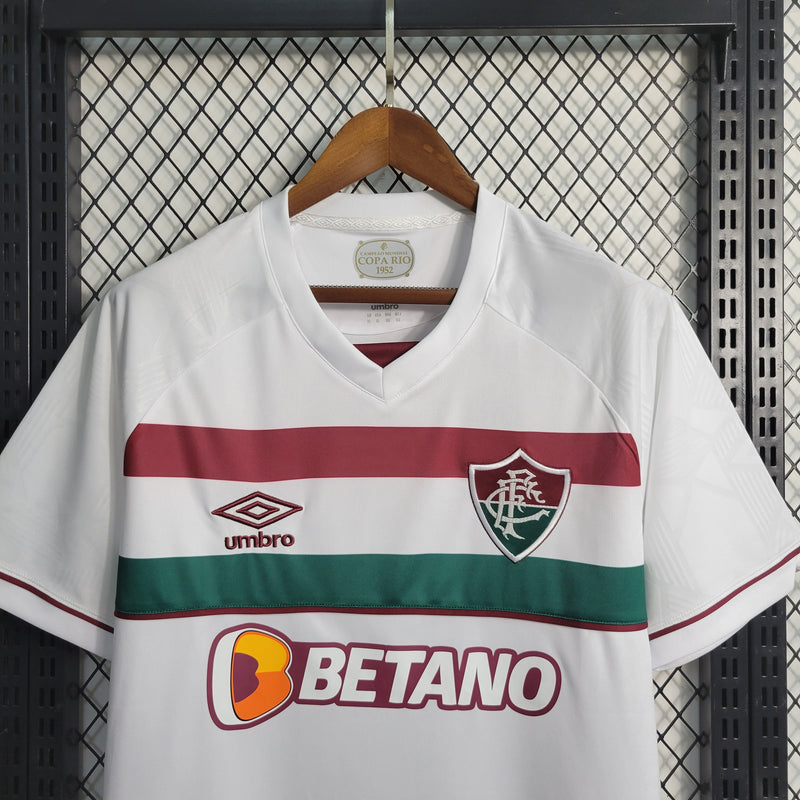 Camisa Fluminense II 23/24 s/n° Torcedor Umbro Masculina - Branco+Vinho