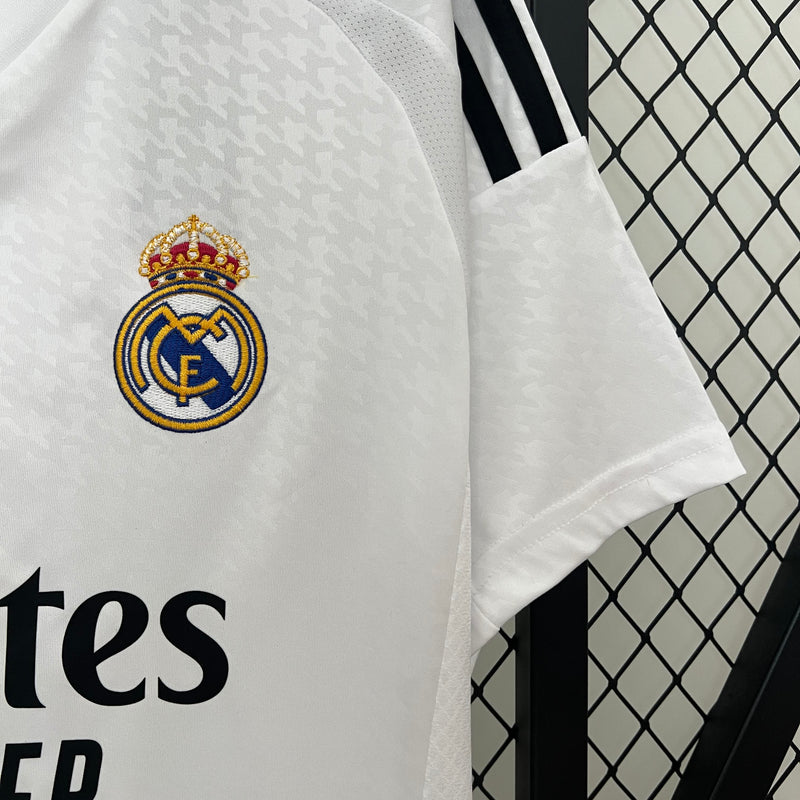 Camisa Real Madrid Home 24/25 s/n° Torcedor Adidas Masculina - Branco