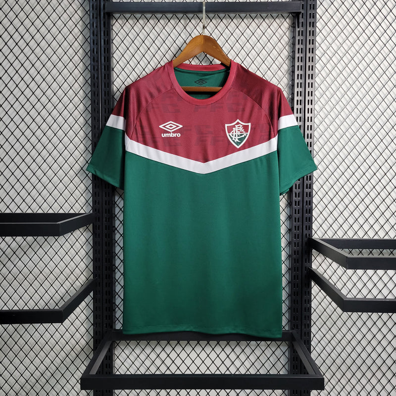 Camisa Fluminense 23/24 s/n° Treino Umbro Masculina - Verde+Vinho