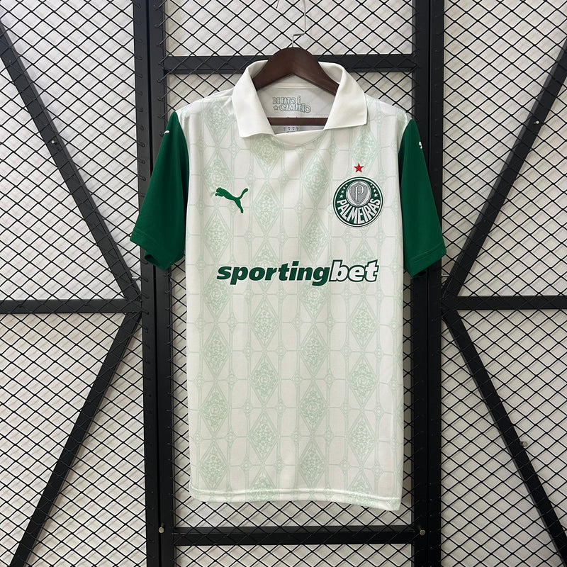 Camisa Palmeiras Away 25/26 s/n Torcedor Puma Masculina - Branco