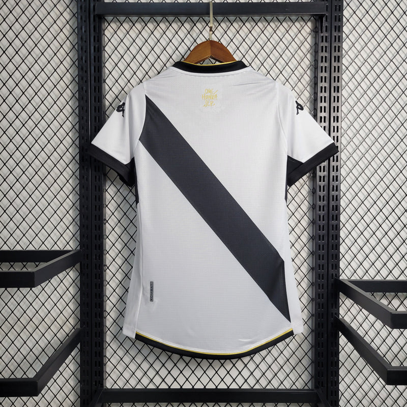 Camisa Vasco da Gama II 23/24 s/n° Jogador Kappa Feminina - Branco