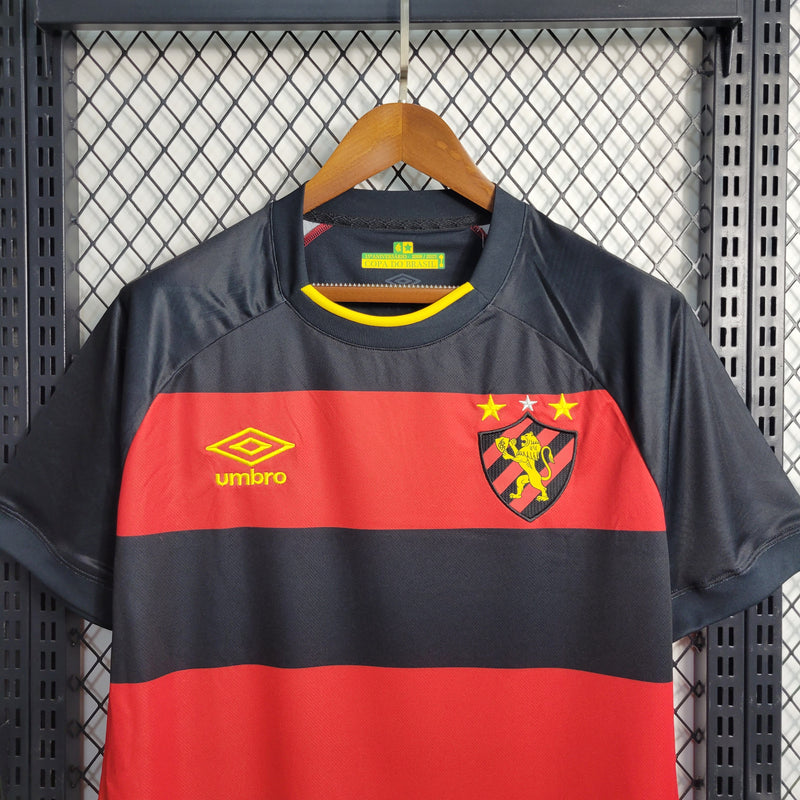 Camisa do Sport Recife 23/24 s/n° Torcedor Adidas Masculina - Vermelho+Preto