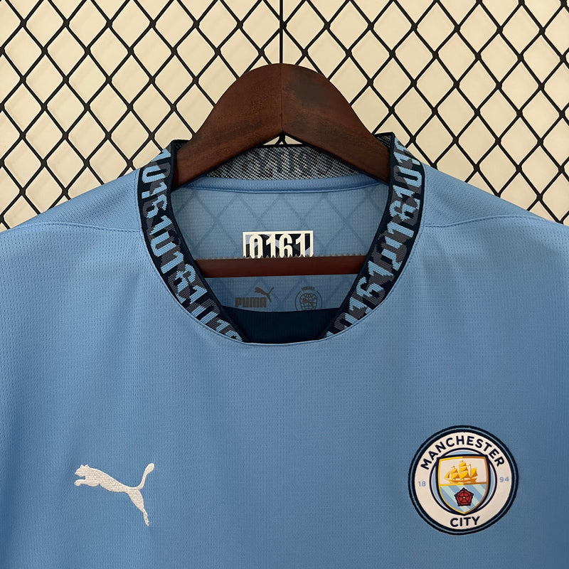 Camisa Manchester City Home 24/25 s/n° Torcedor Puma Masculina - Azul Claro