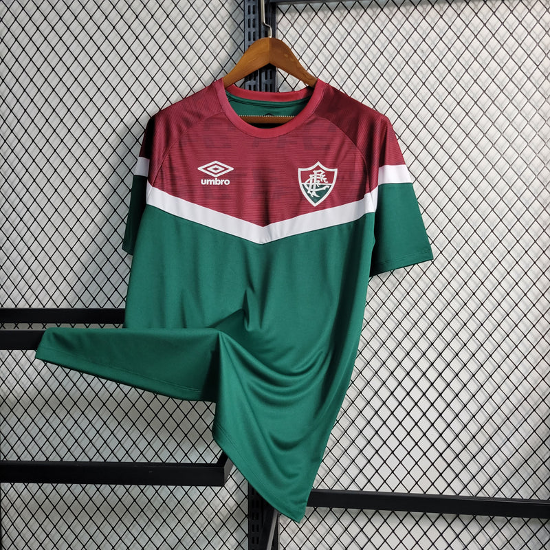 Camisa Fluminense 23/24 s/n° Treino Umbro Masculina - Verde+Vinho