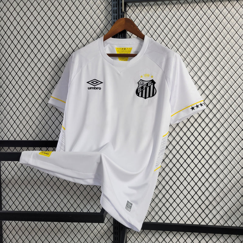 Camisa Santos I 23/24 s/n° Torcedor Umbro Masculina - Branco