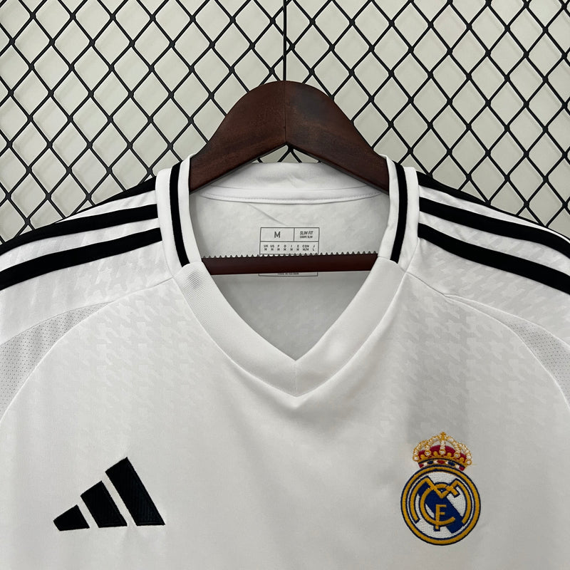 Camisa Real Madrid Home 24/25 s/n° Torcedor Adidas Masculina - Branco