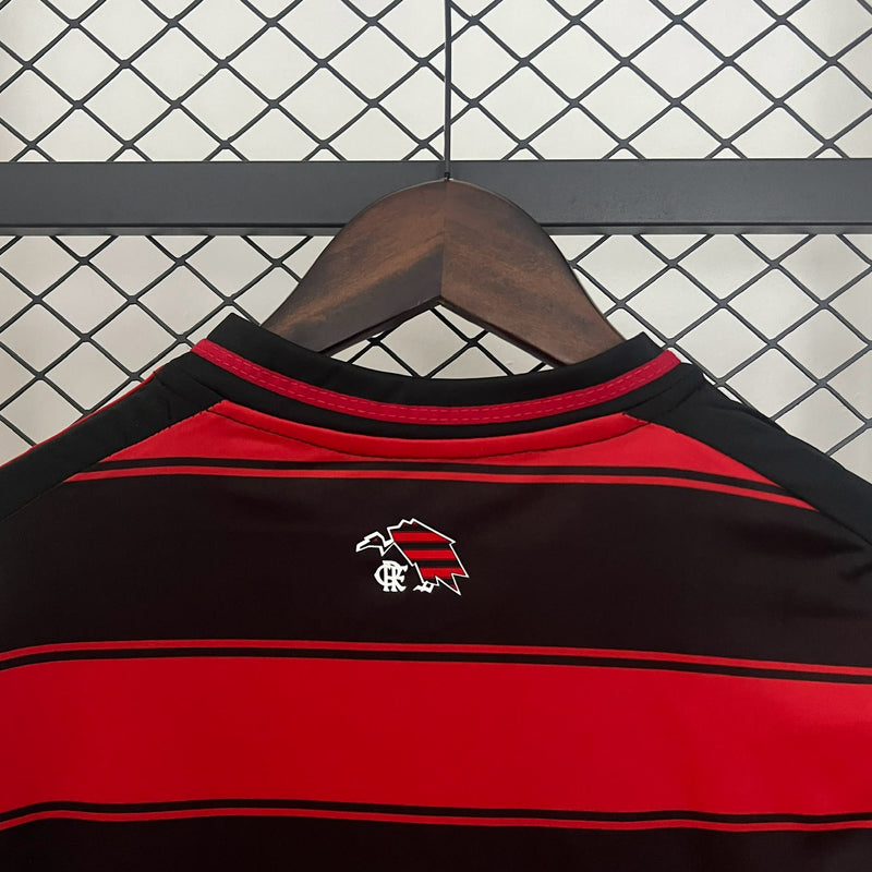 Camisa Flamengo I 25/26 s/n Torcedor Adidas Masculina - Preto