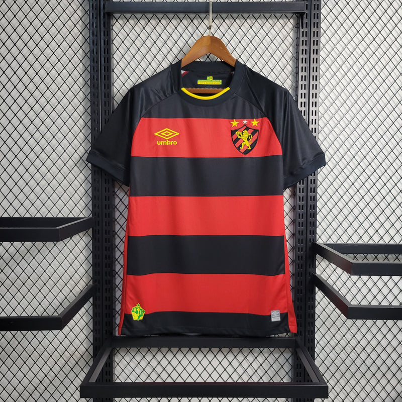 Camisa do Sport Recife 23/24 s/n° Torcedor Adidas Masculina - Vermelho+Preto