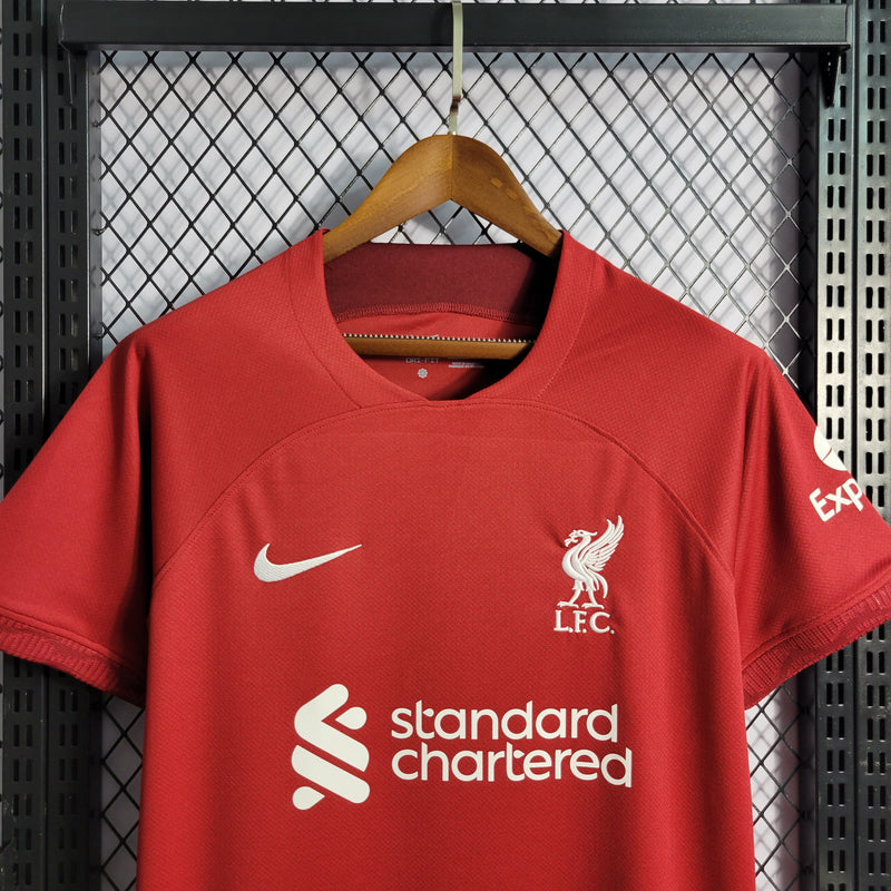 Camisa Nike Liverpool I 2022/2023 Torcedor Pro Masculina - Vermelho