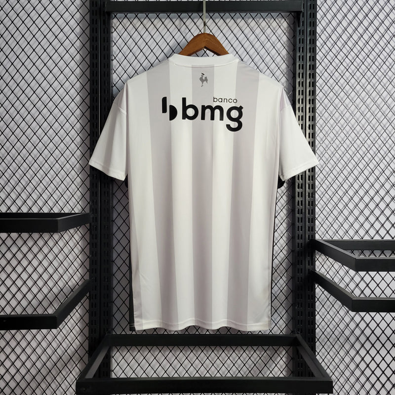 Camisa Atlético Mineiro II 22/23 s/n° Torcedor Adidas Masculina - Branco+Preto