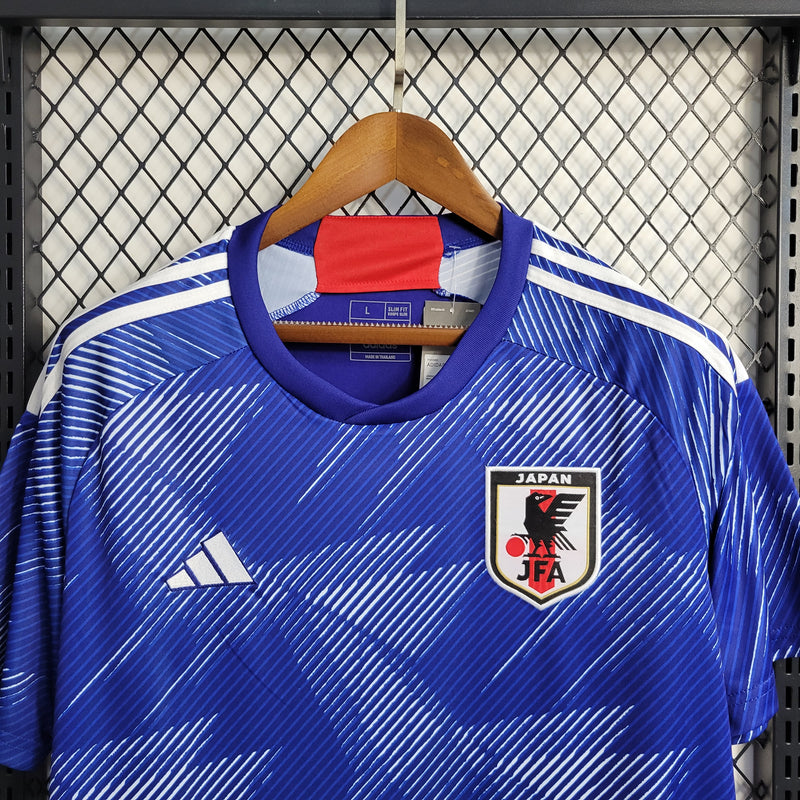 Camisa Seleção Japão Home 22/23 s/n° Torcedor Adidas Masculina - Azul