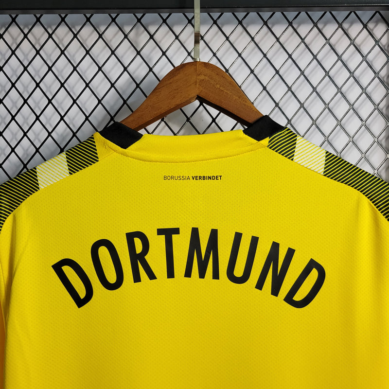 Camisa Borussia Dortmund Cup 22/23 s/n° Torcedor Masculina - Amarelo