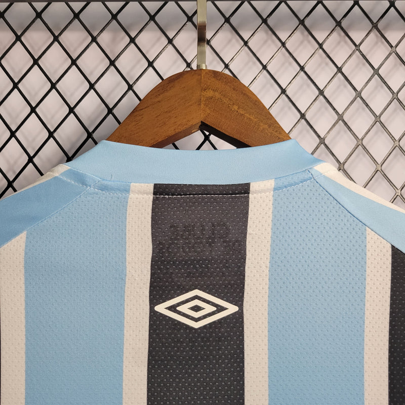 Camisa Grêmio I 22/23 s/n° Torcedor Umbro Masculina - Azul+Branco