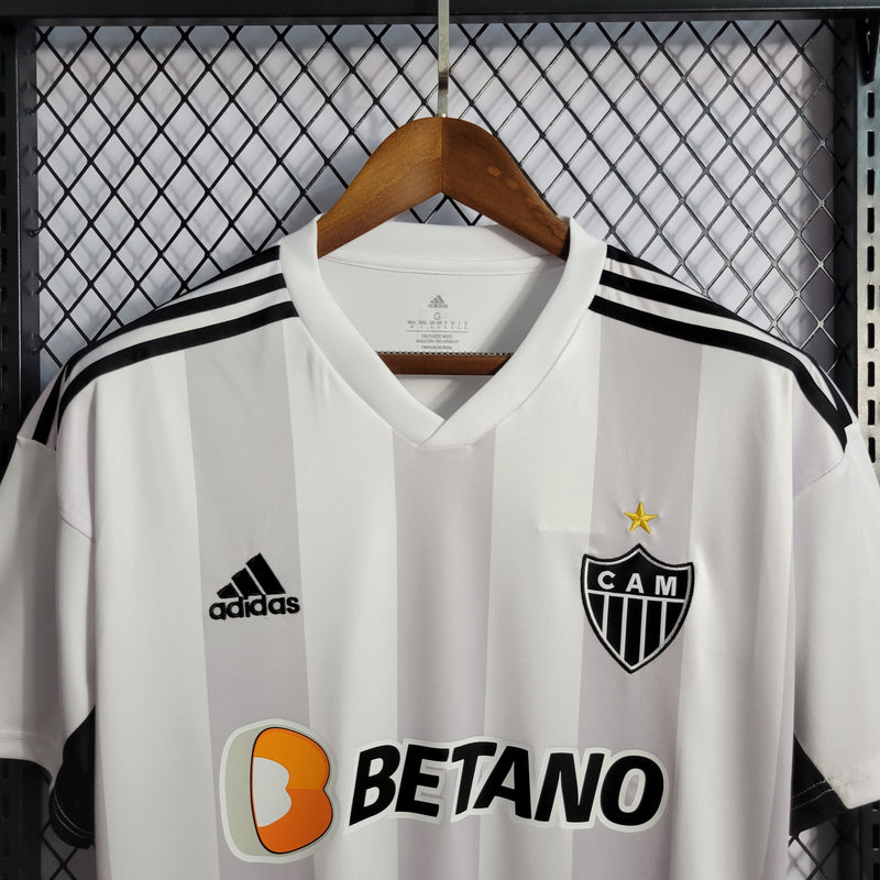 Camisa Atlético Mineiro II 22/23 s/n° Torcedor Adidas Masculina - Branco+Preto