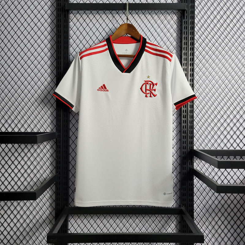 Camisa Flamengo II 22/23 s/n° Torcedor Adidas Masculina - Branco