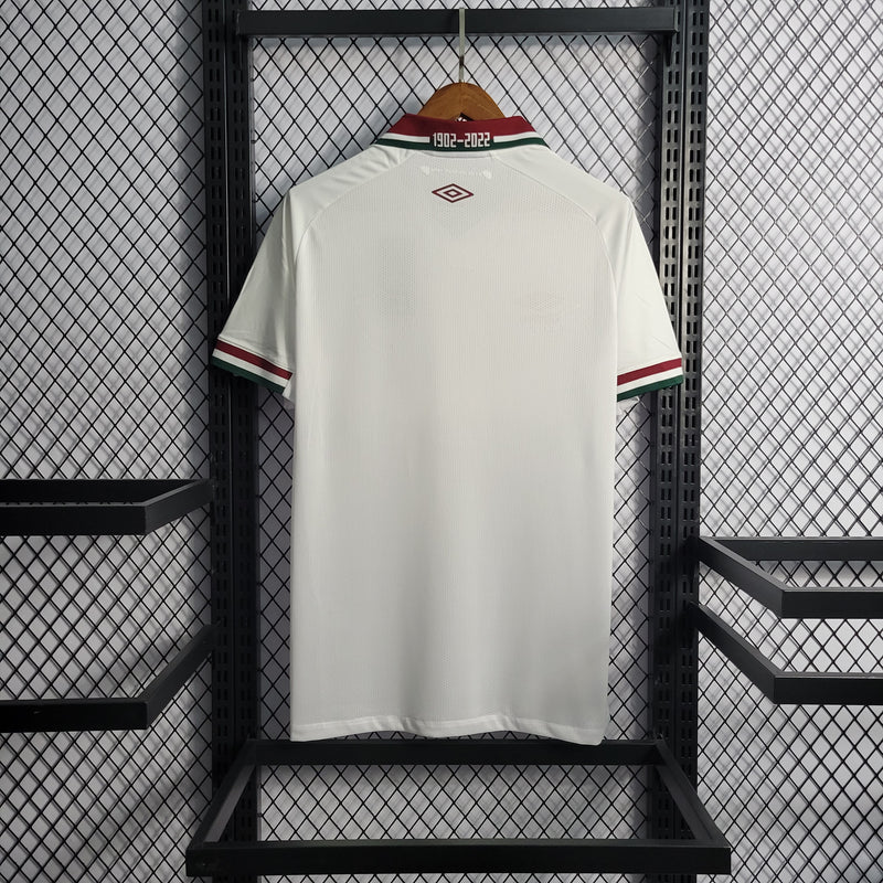 Camisa Fluminense II 22/23 s/nº Jogador Umbro Masculina - Branco+Vinho