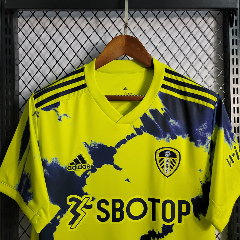 Camisa Leeds United II 22/23 s/n° Adidas Masculina - Amarela+Azul