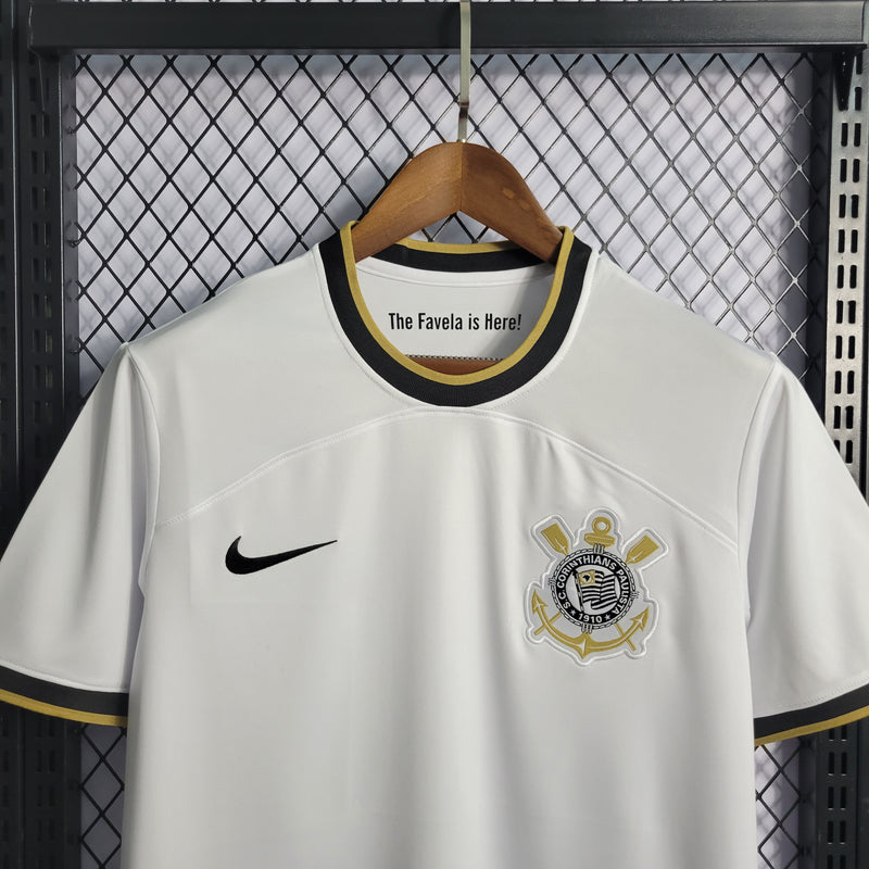 Camisa Nike Corinthians I 2022/2023 Torcedor Pro Masculina - BrancO