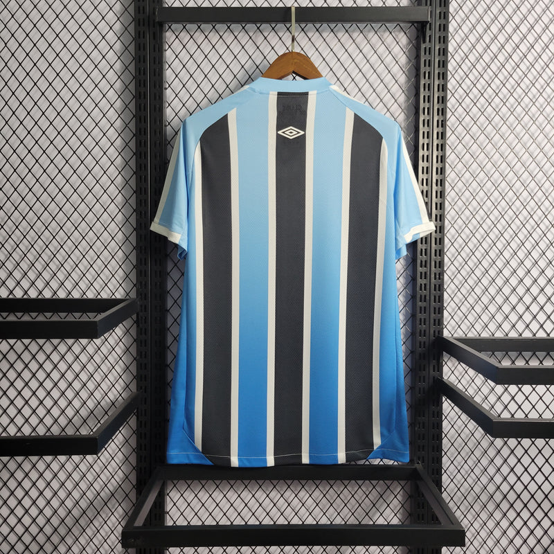 Camisa Grêmio I 22/23 s/n° Torcedor Umbro Masculina - Azul+Branco