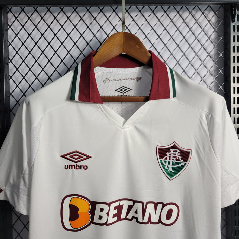 Camisa Fluminense II 22/23 s/nº Jogador Umbro Masculina - Branco+Vinho