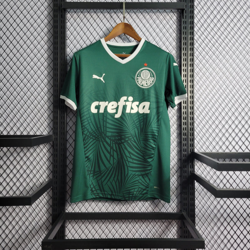 Camisa Palmeiras I 22/23 s/n° Torcedor Puma Masculina - Verde+Branco