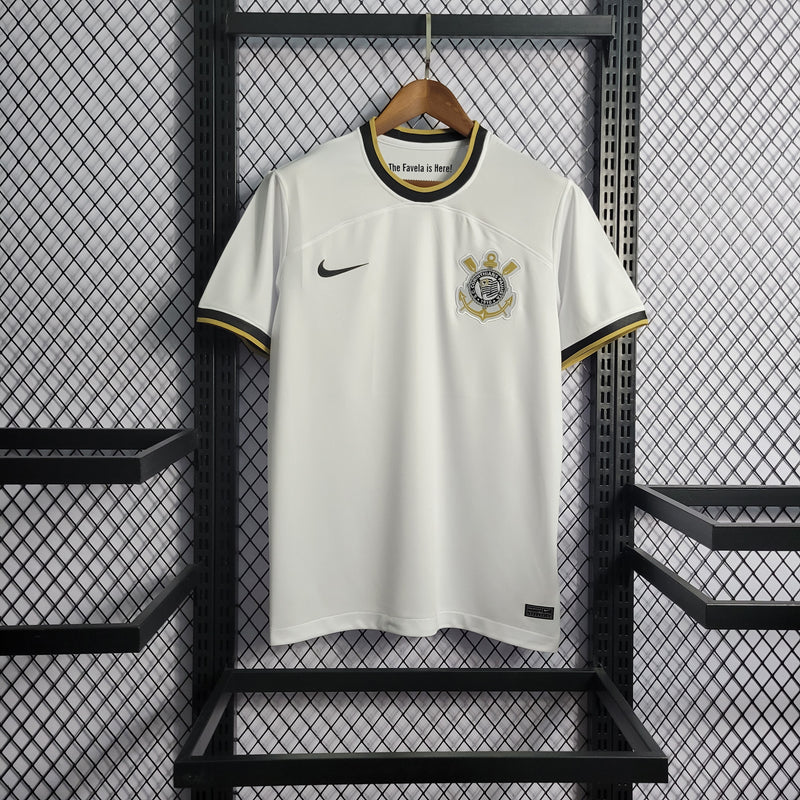 Camisa Nike Corinthians I 2022/2023 Torcedor Pro Masculina - BrancO