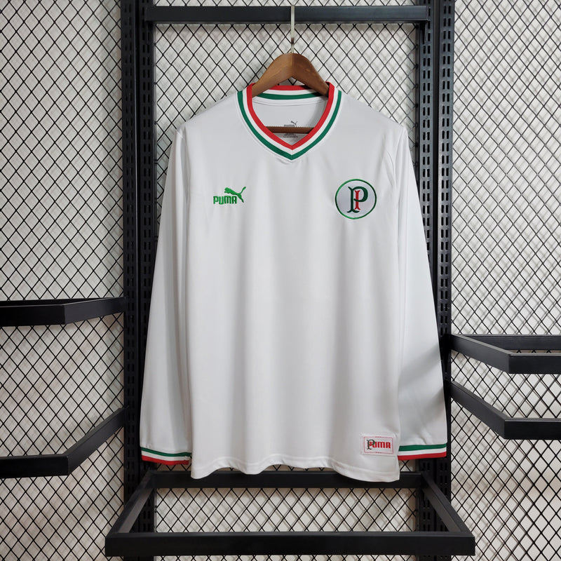 Camisa Palmeiras Comemorativa s/n° Torcedor Manga longa Puma Masculina - Branca