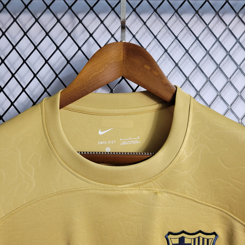 Camisa Nike Barcelona II 22/23 Torcedor Pro Masculina - Marrom