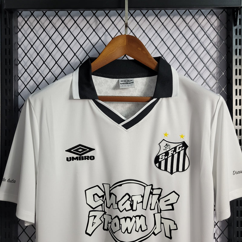 Camisa Santos Charlie Brown Jr. Dias de Glória Umbro Masculina - Branco