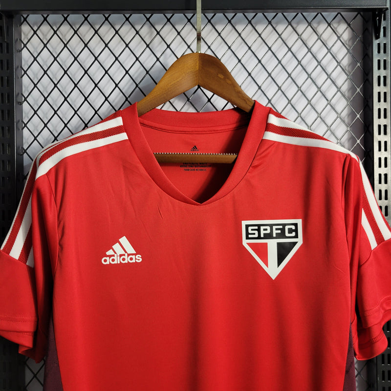 Camisa Treino São Paulo FC  22/23 Adidas - Vermelho