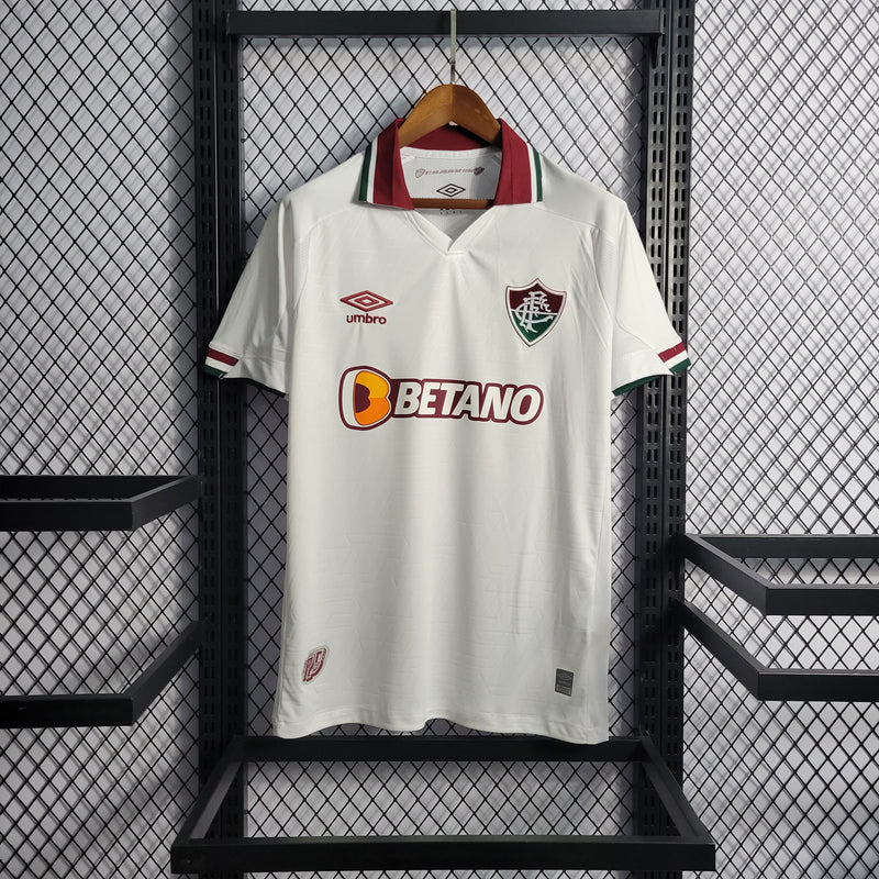 Camisa Fluminense II 22/23 s/nº Jogador Umbro Masculina - Branco+Vinho