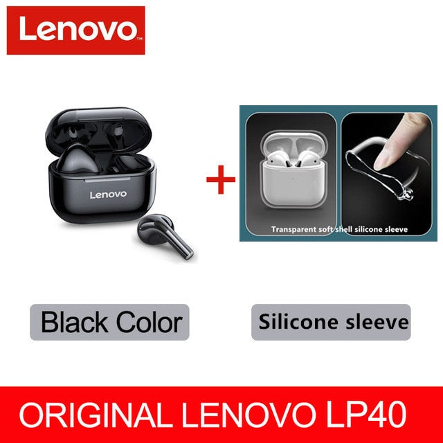 Fone de Ouvido Original Lenovo LP40 TWS Wireless Earphone Bluetooth 5.0