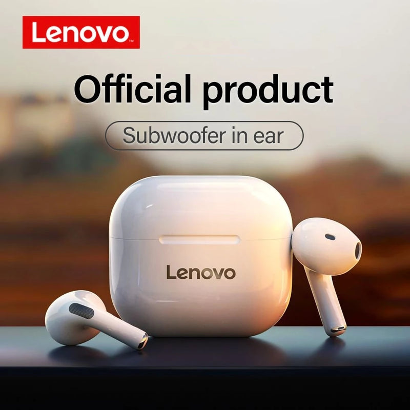 Fone de Ouvido Original Lenovo LP40 TWS Wireless Earphone Bluetooth 5.0