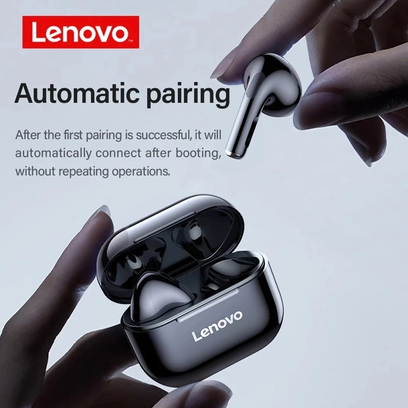 Fone de Ouvido Original Lenovo LP40 TWS Wireless Earphone Bluetooth 5.0