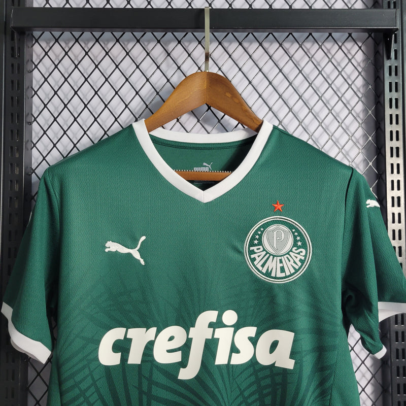 Camisa Palmeiras I 22/23 s/n° Torcedor Puma Masculina - Verde+Branco