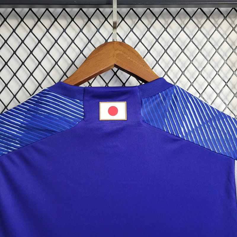 Camisa Seleção Japão Home 22/23 s/n° Torcedor Adidas Masculina - Azul