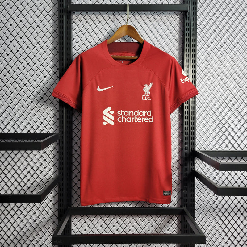 Camisa Nike Liverpool I 2022/2023 Torcedor Pro Masculina - Vermelho