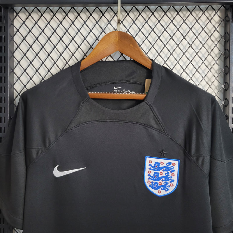 Camisa de Goleiro Nike Inglaterra 2022/23 Torcedor Pro Masculina - Cinza